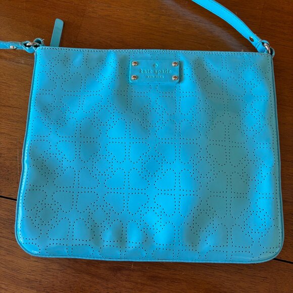 Kate Spade Large Swingpack Crossbody Teal Blue New without tags - Picture 1 of 7